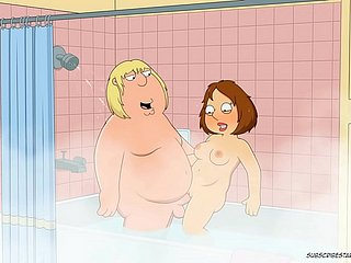Meg душ ебут