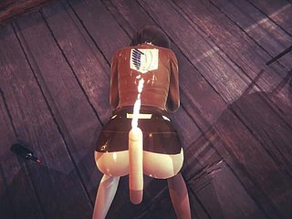 [Titan'a Saldırı] POV Mikasa'yı barda buldunuz (3D porno 60 fps)