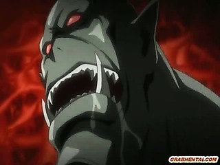 Bigboobs hentai chica brutalmente follada por monstruos