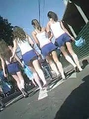 Cheerleaders Mutandine Upskirt