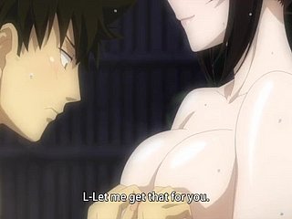Hentai toff accidently fucks firl, die über ihm lebt .. und dann zwei andere